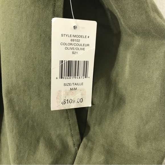 Avec Les Filles Green Cotton Pants - Picture 5 of 13